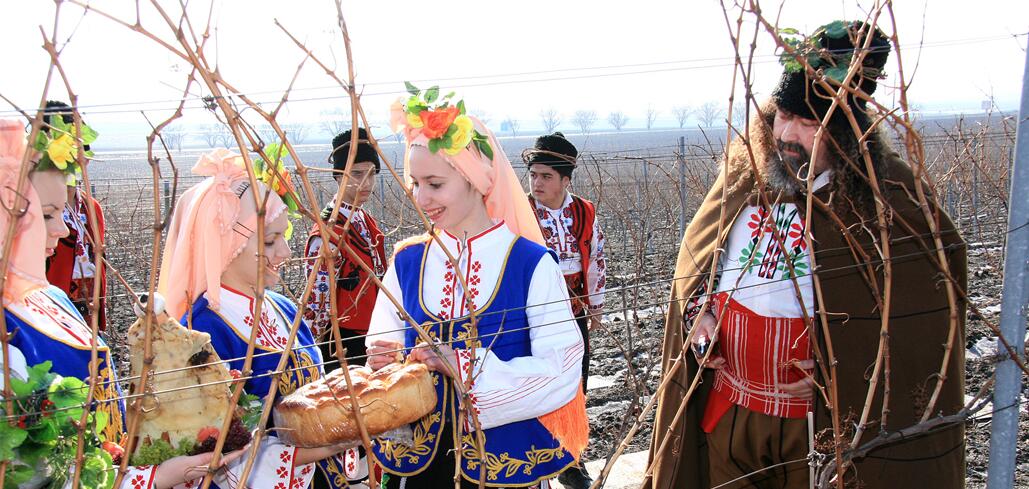 Vinprom Karnobat welcomes Trifon Zarezan with the first bio-wine from their vineyards