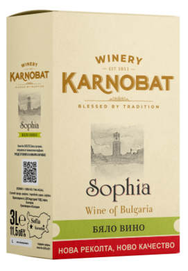 Вино Sophia Бяло 3L